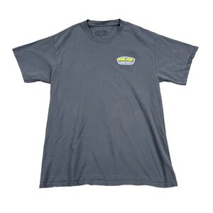 Ron Jon Surf Shop Mens T Shirt Size Medium Orange Beach Graphic Print Blue